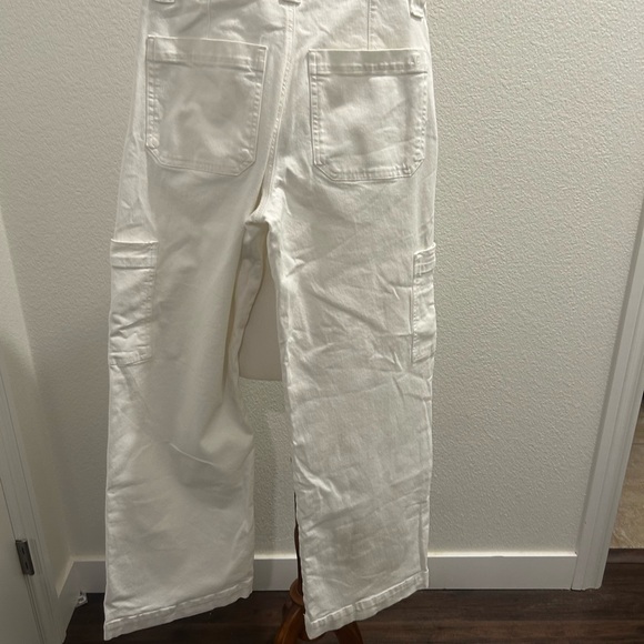 American Eagle Outfitters Women's White Flare Jeans - Picture 1 of 5